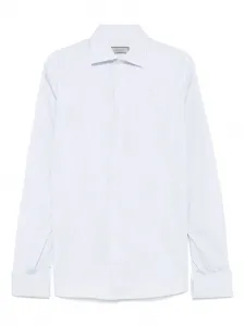 Рубашка в полоску Canali, синий