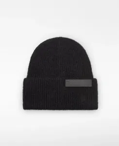 Женская шапка-бини в рубчик Adolfo Dominguez, черный