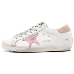 Кроссовки Golden Goose Super-Star White Antique Pink Women's, белый