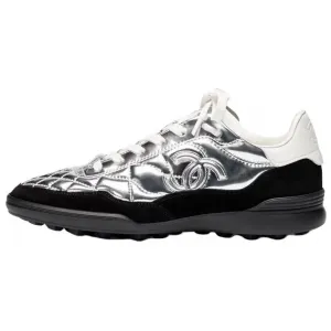 CHANEL Кроссовки COCO NEIGE Series 25N низкие повседневные мужские silver