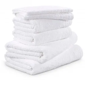 Комплект полотенец Möve «New Classic», (набор, 6 шт., 2x гостевое полотенце 30/50 см-2x полотенце 50/100 см-2x банное полотенце 67/140 см), набор из 6 шт., 100% хлопок, цвет snow