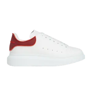 Кроссовки Alexander McQueen Oversized Sneaker White Rose Red, белый