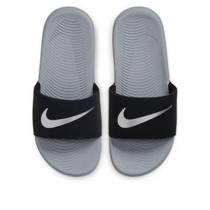 Тапочки kawa slide 'black metallic silver' Nike, черный