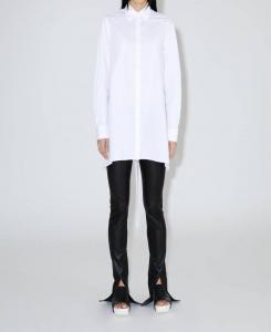 Рубашка-фартук Cape Back белого цвета Rosetta Getty