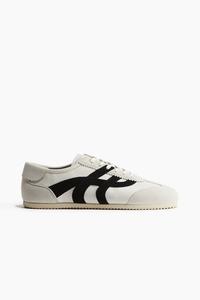 Замшевые кроссовки H&M, белый