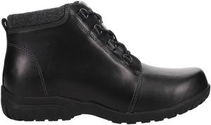 Женские повседневные ботинки Propet Delaney с круглыми носками, шнуровкой и молнией, низкий каблук 1-2, черные