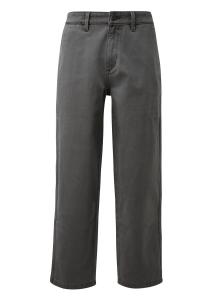 QS Джинсы свободного кроя в сером дениме