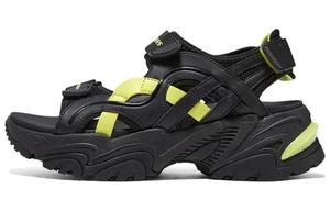 Пляжные сандалии Stamina V2 женские черные/зеленые Skechers