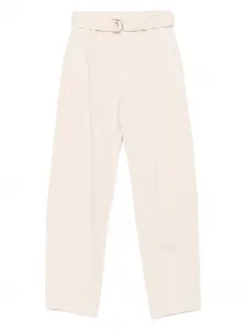 Джинсы прямого кроя с поясом Liu Jo, нейтральный