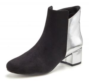 Ботильоны LASCANA, Black/Silver