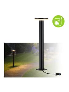 Светодиодный столбовой светильник Plug & Shine, пластинчатый, с одним светильником, защищает от насекомых  Paulmann