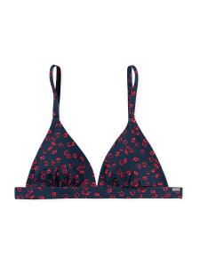 Треугольный бикини-топ SCHIESSER Triangle Bikini Top Mix & Match Swim, цвет dark blue/red