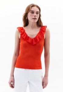 Топ MIT VOLANT OXXO, оранжевый