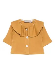 Кардиган с оборками La Stupenderia, желтый