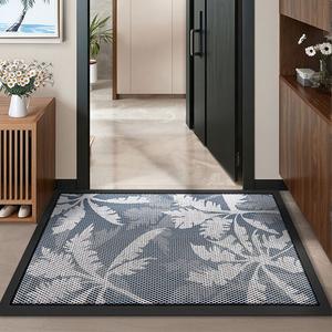 Dajiang Ковер 60х90 см для входной двери, эластичный шелковый, устойчивый к износу и пятнам, моющийся, для небольших квартир