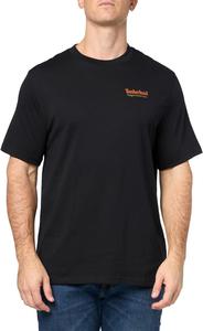 Timberland мужская футболка с принтом на спине, Black