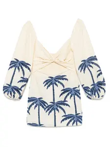 Платье мини The Power of the Sea Johanna Ortiz, нейтральный