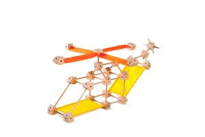 Trigonos, деревянные строительные блоки Mini L, 130 шт.