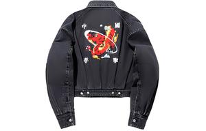 LiNing Женская джинсовая куртка черная