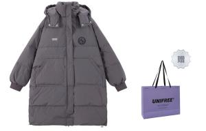 Пуховик унисекс UNIFREE, Серый
