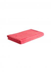 Полотенце банное MöVe Monochrome в полоску, 67x140 см, коралловый