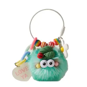 Милый плюшевый кулон Blush Puffball Dolls высотой 12 см Whoops, зеленый