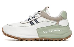 Низкие спортивные повседневные кроссовки мужские VICKI BROWN, бело-синие