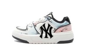 Непромокаемые скейтерские кроссовки low top с амортизацией и массивным рантом, unisex MLB, розовый