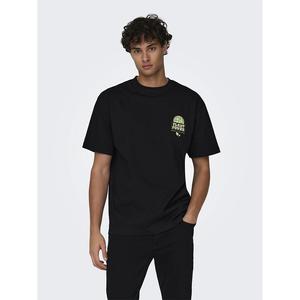 Футболка с коротким рукавом Only & Sons Leroy Life Rlx Nature, черный
