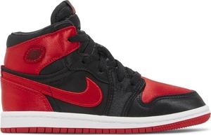 Кроссовки Air Jordan 1 Retro High OG TD 'Satin Bred' 2023, красный