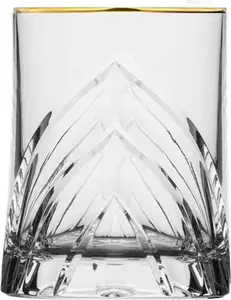 Бокал для виски ARNSTADT KRISTALL Wings PREMIUM (10 см) - хрустальный бокал, выдувной, ограненный вручную, изготовлен в Германии Arnstadt Kristall