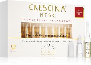 Transdermic 1300 стимулятор роста волос для мужчин Crescina, 20× 3,5 мл