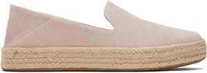 Женские слипоны TOMS Carolina, повседневные эспадрильи на плоской подошве, Ballet Pink