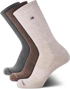 Мужские спортивные носки Tommy Hilfiger - носки Cushion Crew (3 шт.), Brown Assorted