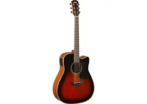 Yamaha - Акустико-электрогитара A1M с вырезом для фолка - Махагон - Табачно-коричневый солнцеобразный оттенок