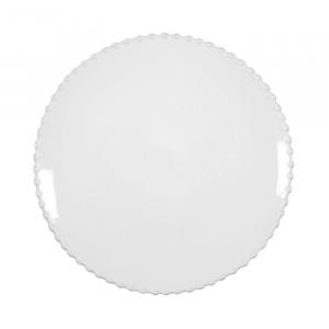 Столовая тарелка Costa Nova White Pearl, белый