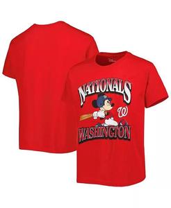 Красная футболка Big Boys and Girls Washington Nationals Disney Game Day Outerstuff, красный