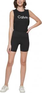 Женские велосипедные шорты Calvin Klein Performance с боковыми карманами, Black