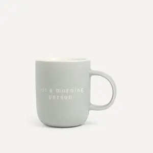 Кружка «Утренние фразы» El Corte Inglés, серый