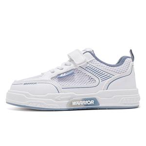 Детские повседневные кроссовки серии Cloud Sail с противоскользящей подошвой, легкой амортизацией и защитой от ударов WARRIOR, белый/синий