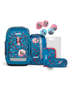 Ergobag Большой школьный рюкзак, набор из 6 предметов, VoltiBär 2024, синий