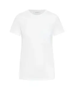 Белая хлопковая футболка с вышитым логотипом. Max Mara, белый