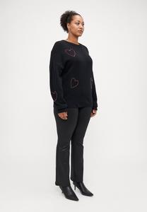 Джемпер CARDAISY O NECK BLING ONLY Carmakoma, черный