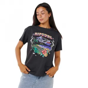 Футболка с коротким рукавом Rip Curl Pacific Rider Relaxed, черный