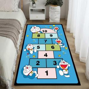 Budis Ковер 80х120 см для детской комнаты, машинка-домик для кота, экологичный, без запаха