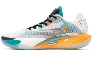 Баскетбольные кроссовки Sharp RISE мужские с низким верхом серо-желтые Qiaodan