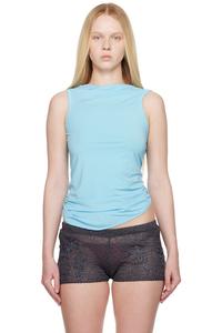 Дули майка-борцовка Paloma Wool, синий