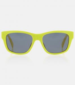 Квадратные солнцезащитные очки Celine, желтый