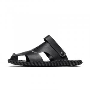 Mulinsen Пляжные сандалии мужские бело-черные, цвет Black