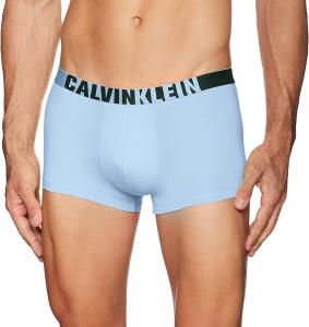 Комплект из 3-х мужских трусов-боксеров Calvin Klein Intense Power с низкой посадкой, Rapid Blue(Nu8650-479)/Black